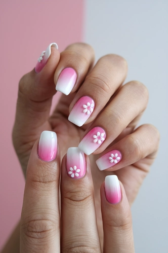 Japanese Sakura C Curve Manicure